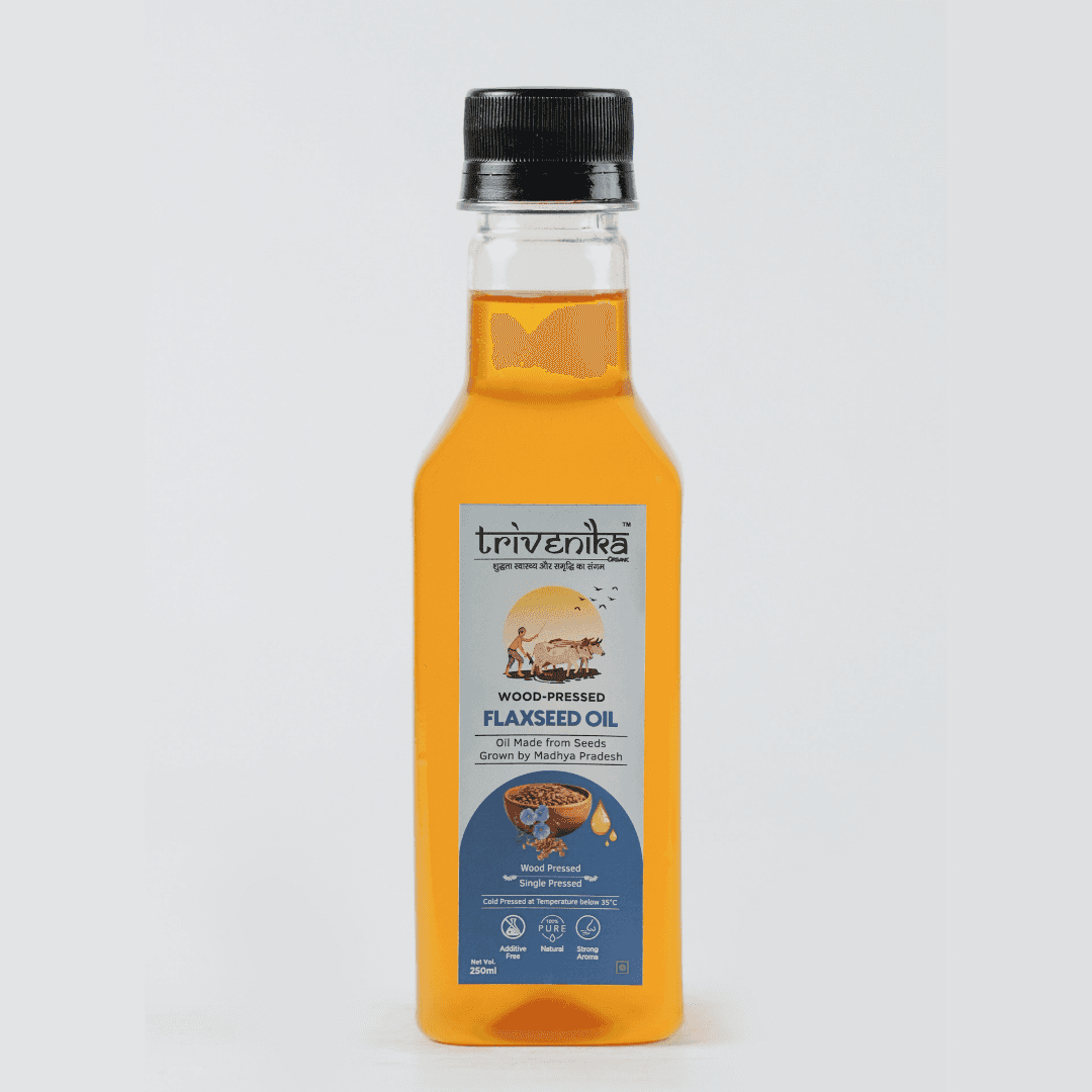Wood Pressed Flaxseed Oil - 1 Litre 